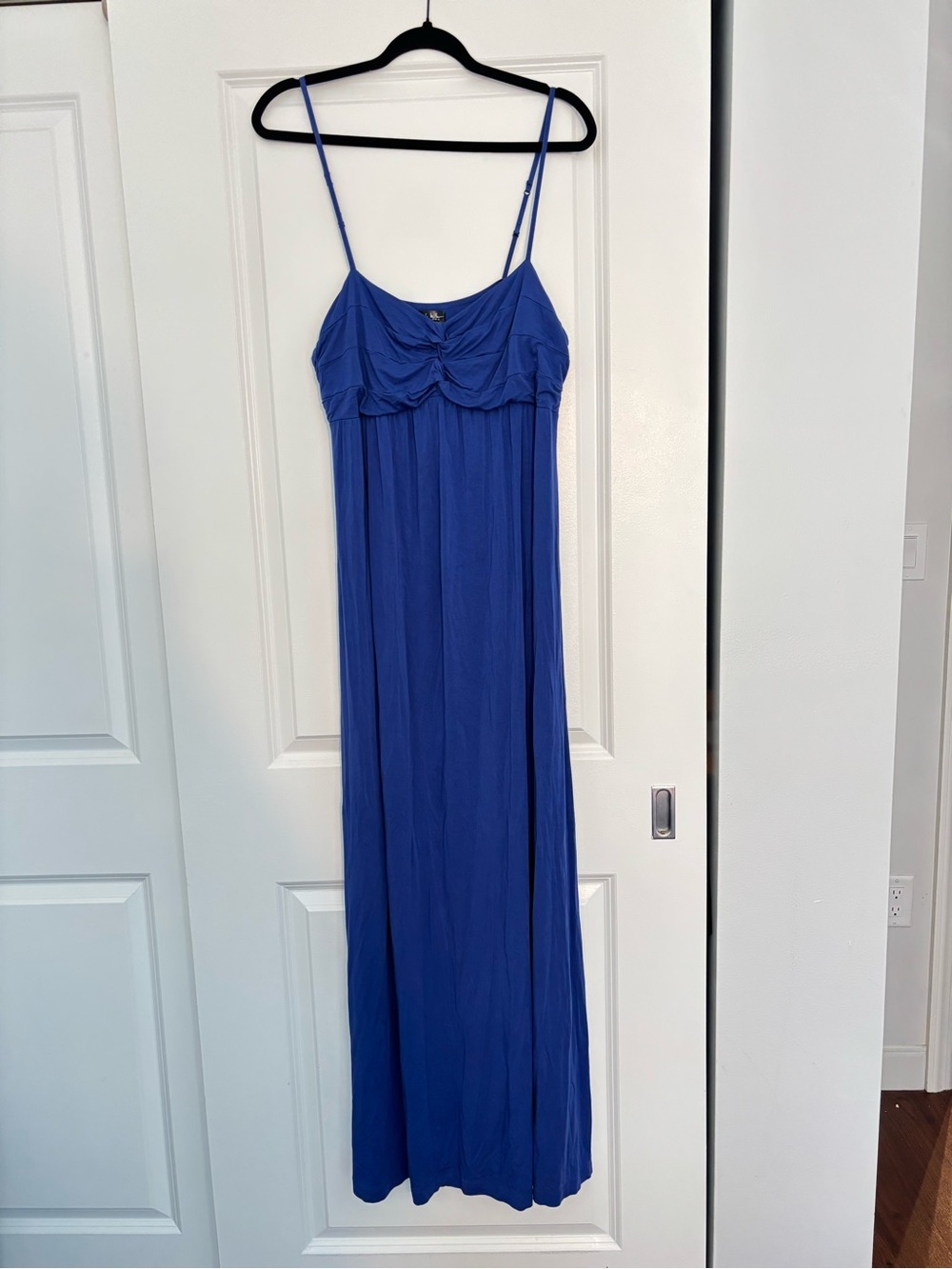 Royal Blue Spaghetti-Strap Maxi Dress